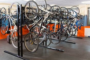 Bike storage room